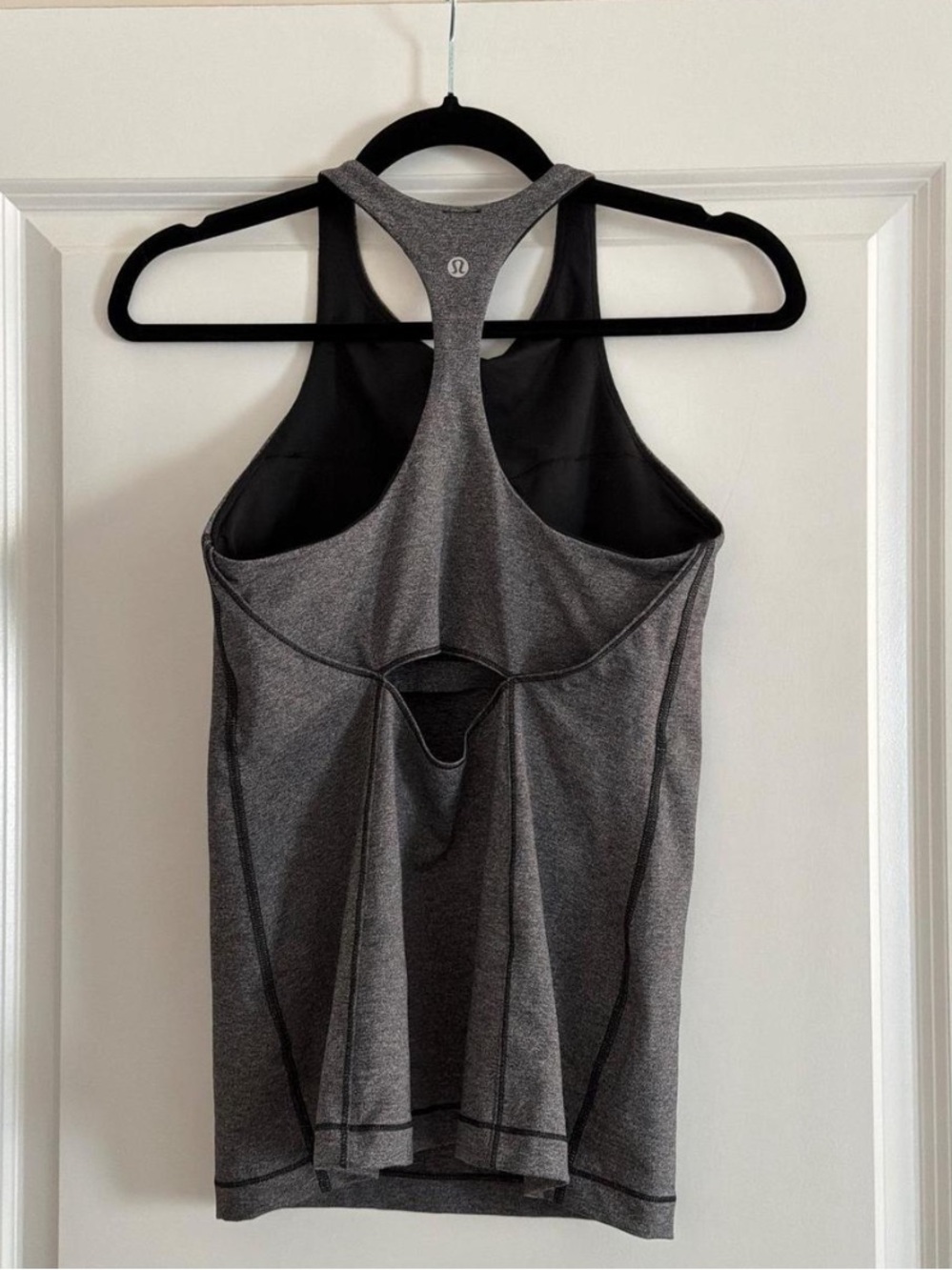 Lululemon Heather Training Tank Top With Built In Bra Racerback - Picture 7 of 11